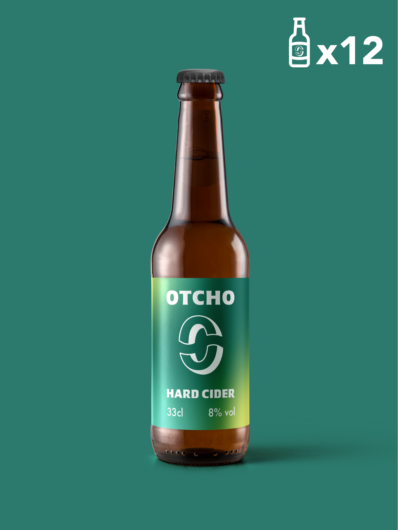 Pack 12 Bouteilles 33cl - Otcho - Hard Cider - 8% vol.